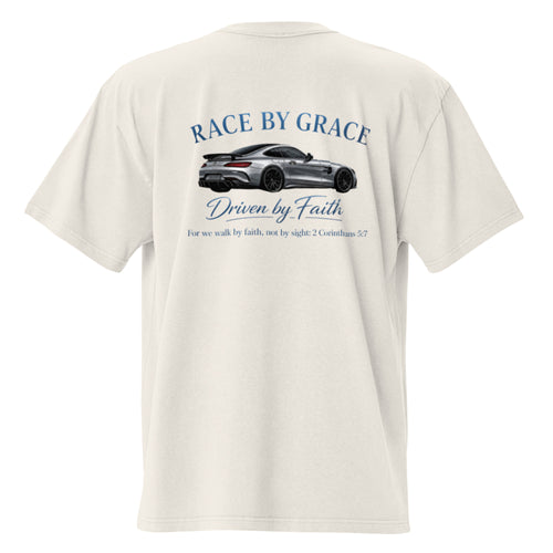 Driven by Faith  t-shirt / hoodie back design close-up