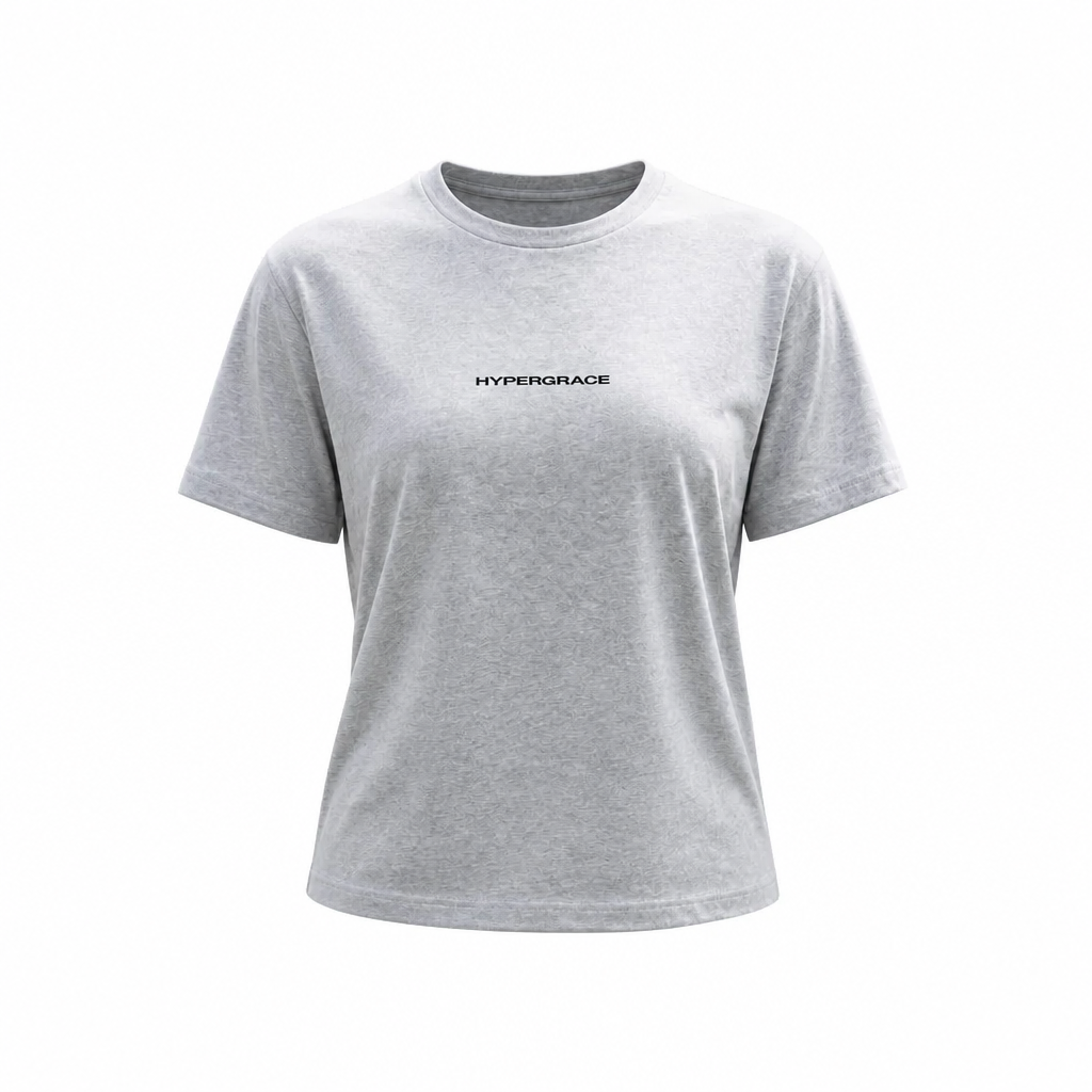 Race by Grace Hypergrace embroidered t-shirt front view