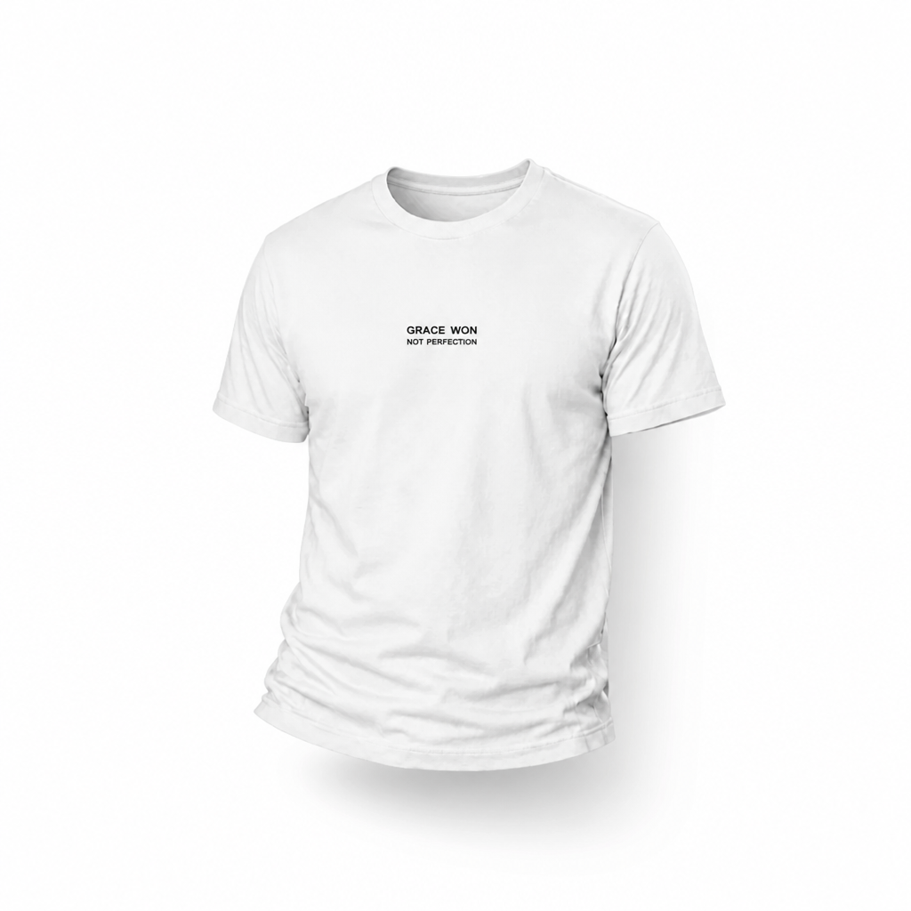 Race by Grace Grace Won embroidered t-shirt front view