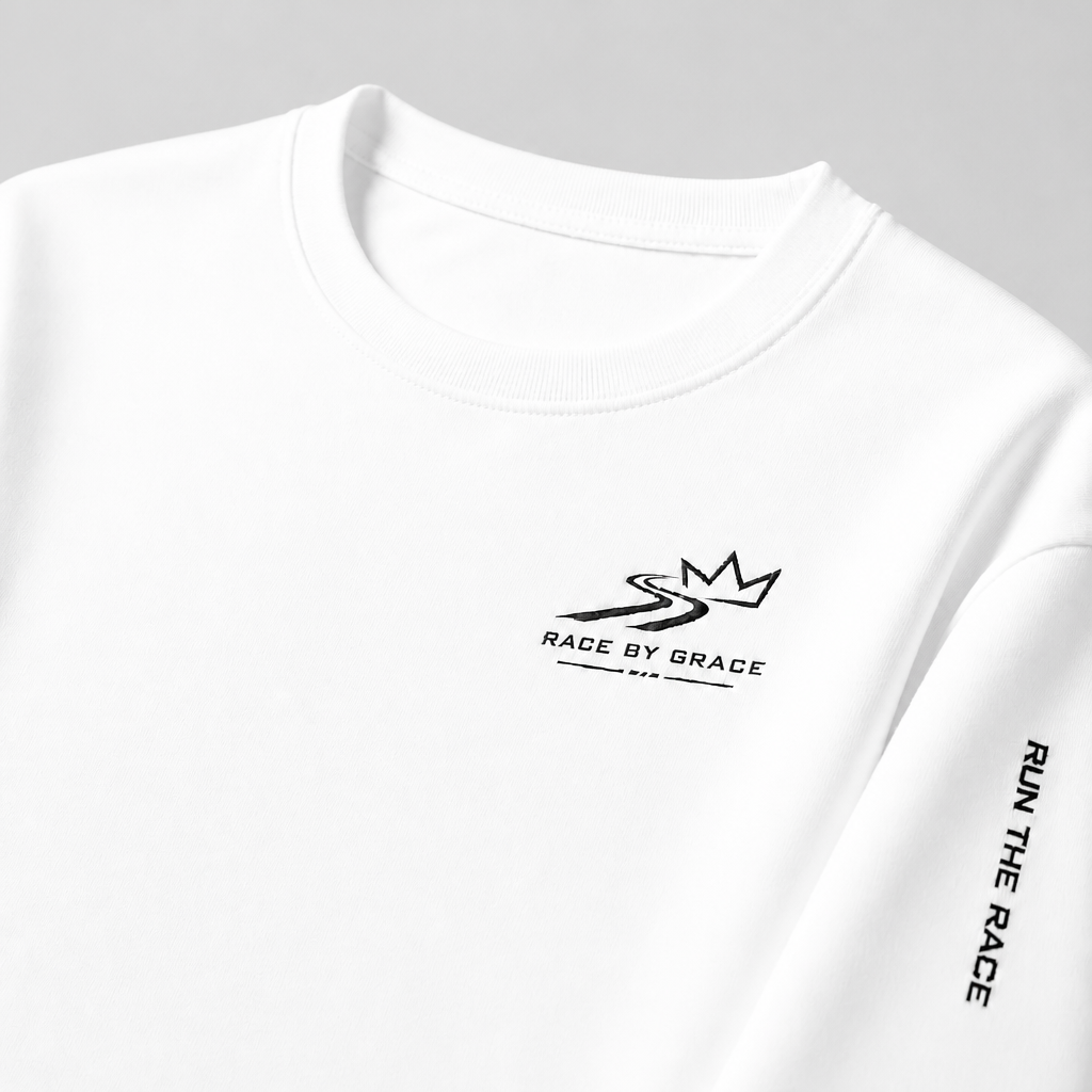 Signature - Embroidered Relaxed T-shirt | Race by Grace