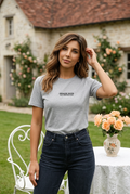 Grace Won Not Perfection - Embroidered Relaxed T-shirt | Race By Grace